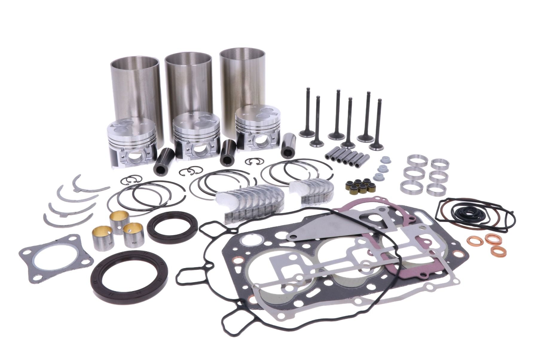 Kit de reacondicionamiento del motor Yanmar (inyección indirecta) 3TNV70, Komatsu 3D70E
