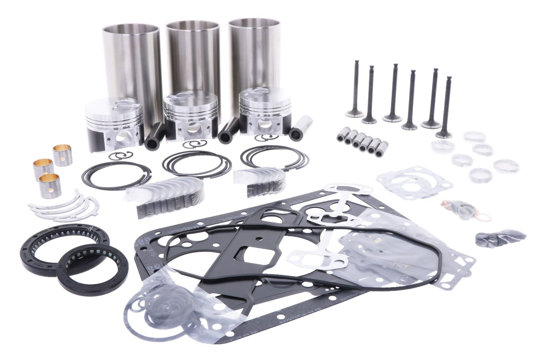 Kit de reacondicionamiento del motor (inyección indirecta) Yanmar 3TNE74, Komatsu 3D74E