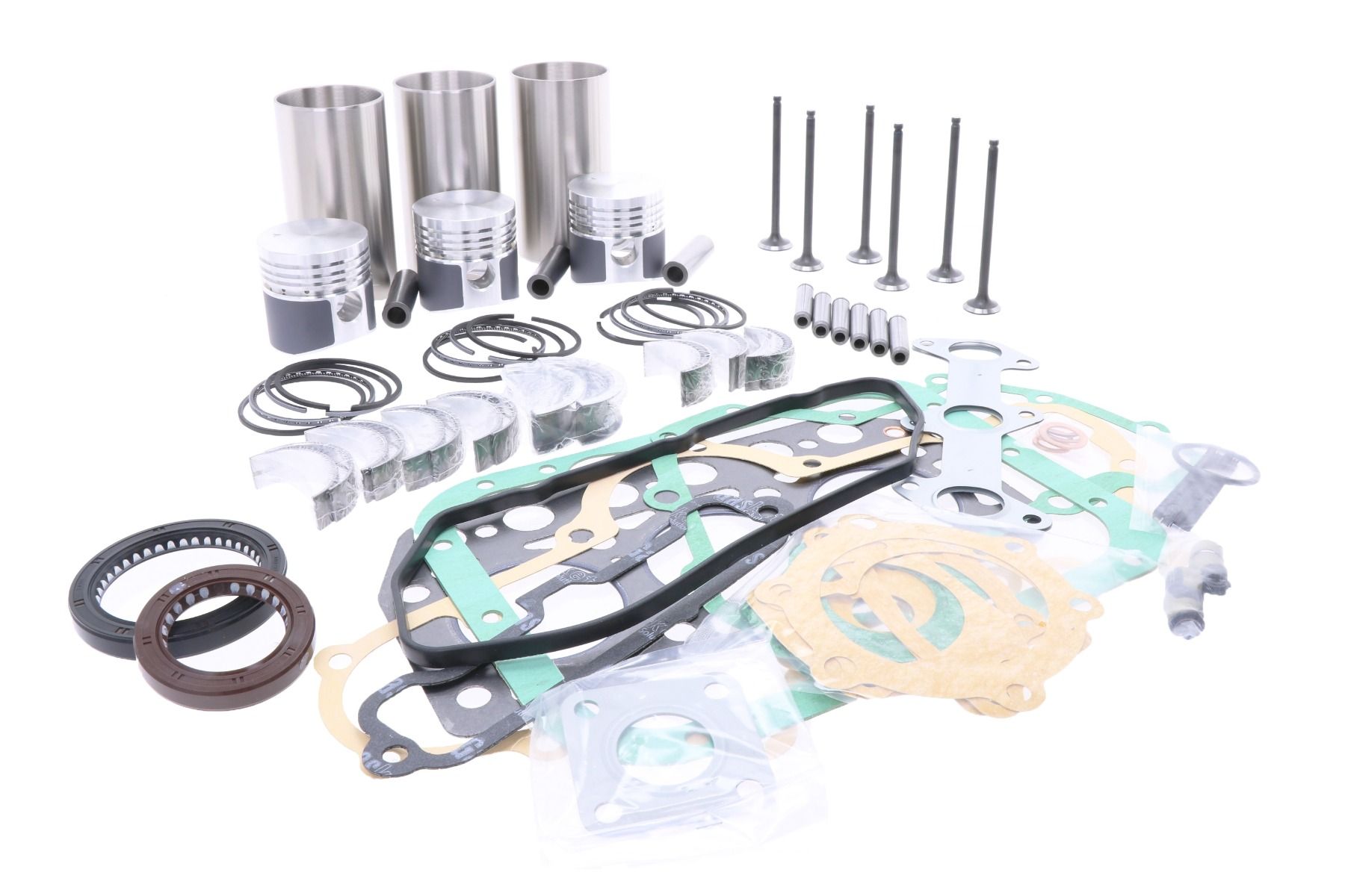 Kit de reacondicionamiento del motor Mitsubishi K3B, D1550, MT1401, Iseki TX, TU, Bolens, Pel Job, Satoh, Hitachi, Bobcat