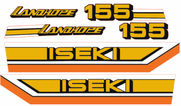 Adhesivos capo conjunto Iseki Landhope TU155