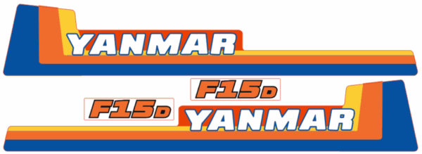 Adhesivos capo conjunto Yanmar F15