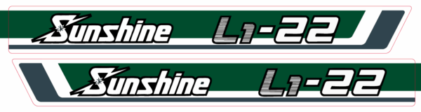 Adhesivos capo conjunto Sunshine L1-22
