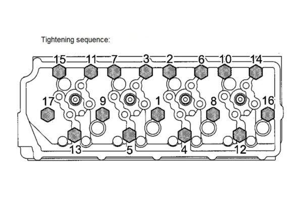 Junta de culata Mitsubishi D04FR - Imagen 2