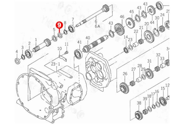 Retén 30x45x8mm Iseki, Yanmar, Bolens, Massey Ferguson - Imagen 5