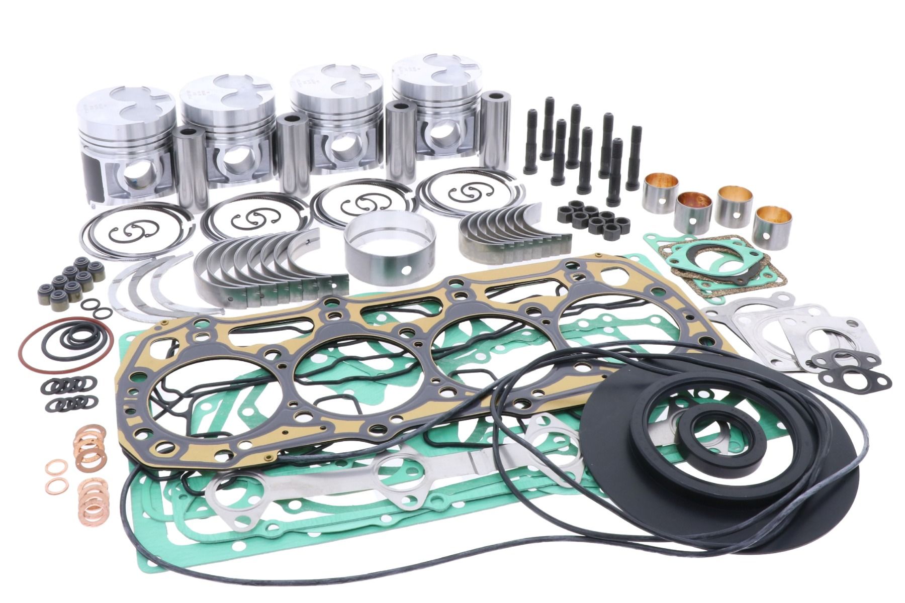 Kit de Reacondicionamiento del Motor STD Shibaura N844L-D, Perkins 404A-22, 404D-22, Caterpillar C2.2,