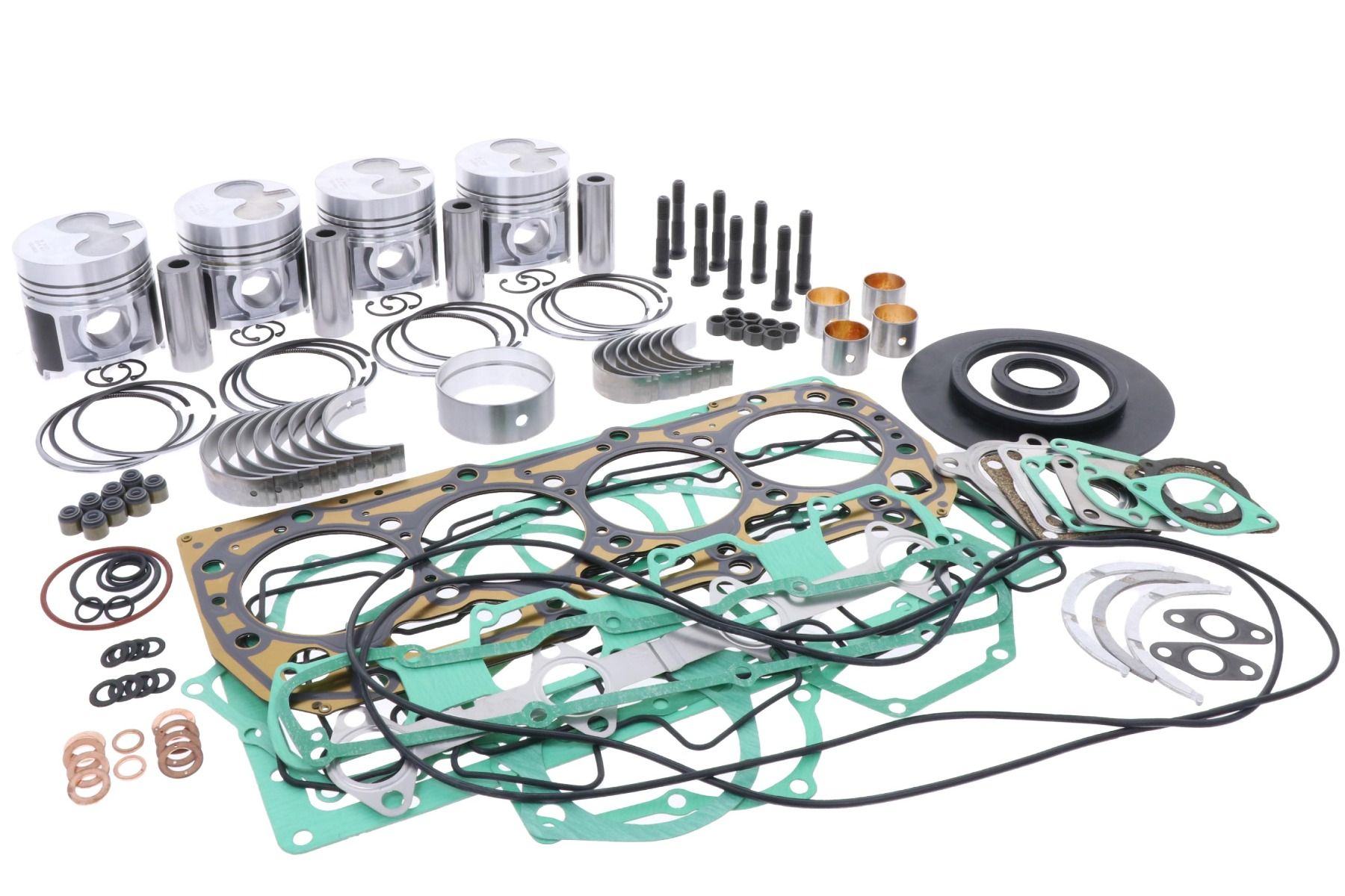 Kit de Reacondicionamiento del Motor STD Shibaura N844LT-D, Perkins 404D-22TA, Caterpillar C2.2,
