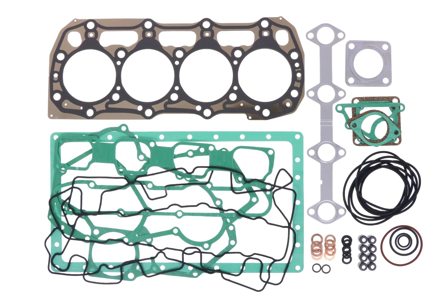 Juego de Juntas de culata Shibaura N844L, Perkins 104-22, 404C-22, 404D-22 Caterpillar C2,2, 3014, 3024,