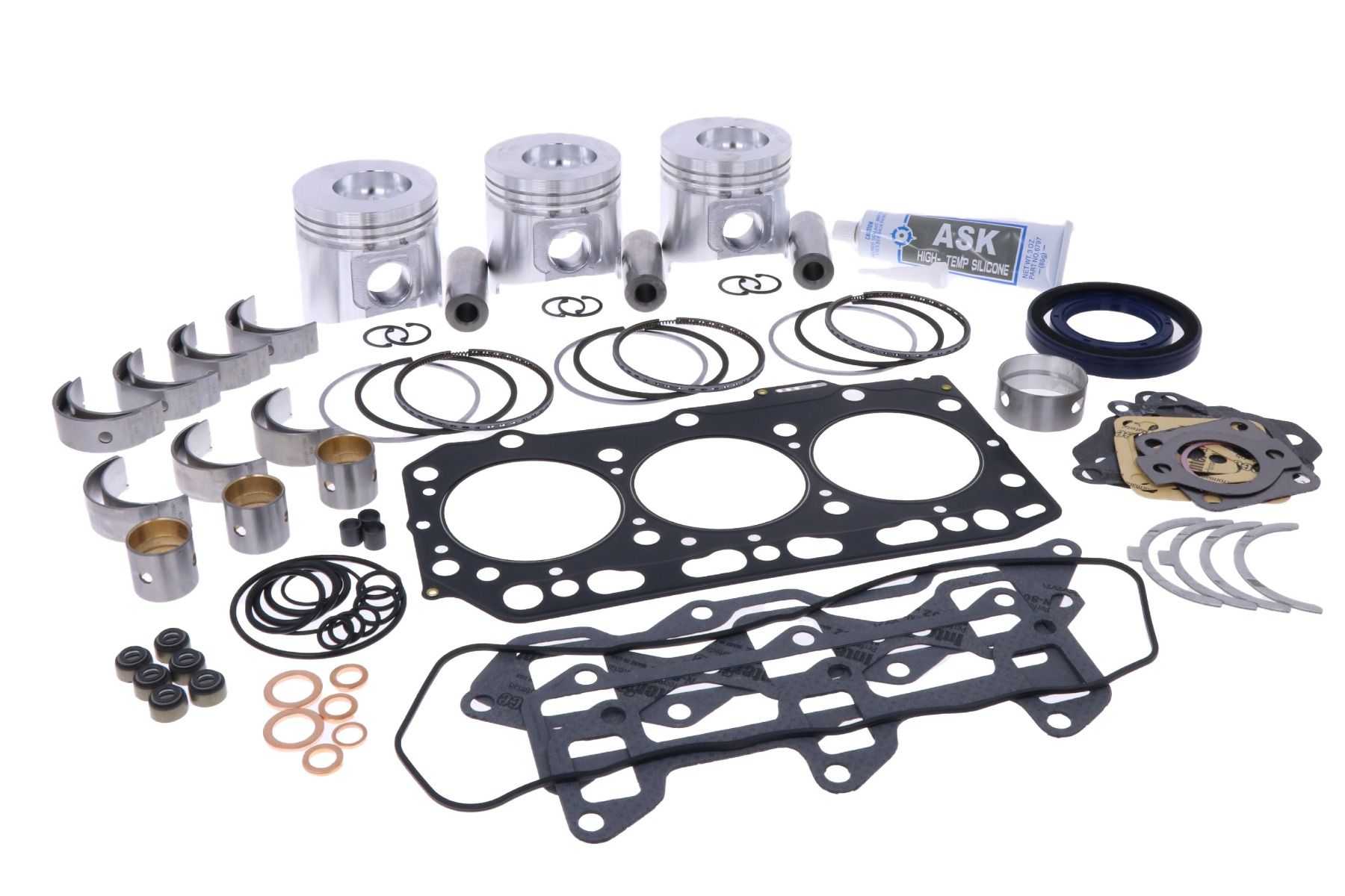 Kit de Reacondicionamiento del Motor STD Yanmar 3TNE84, 3TNE84T, Komatsu 3D84E, S3D84E,