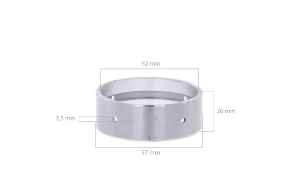 Cojinete del cigüeñal STD 52mm Kubota DIV. Tipos de motor de 2, 3, 4, 5, 6 cilindros - Imagen 2