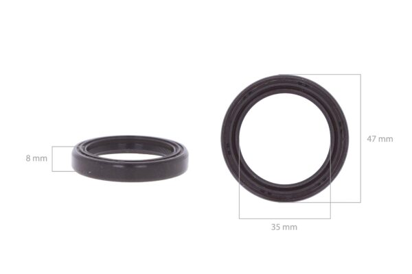 Cigüeñal retén lado del volante Kubota Z402, Z602, D722, D950 - Imagen 4