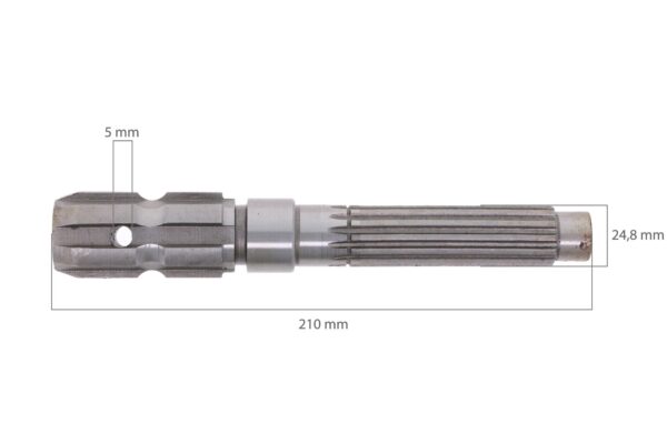 Eje de toma de fuerza Yanmar YM110, YM1510 - Imagen 2