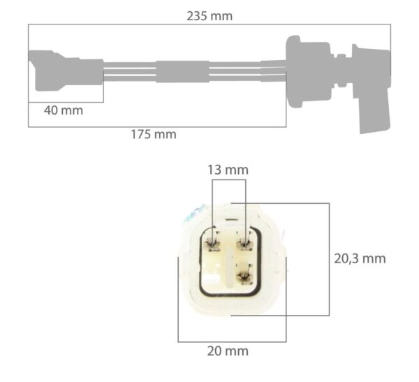 Interruptor indicador Yanmar 3 hilos - Imagen 5