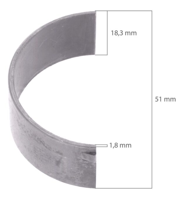 Cojinete de biela +0,50 Yanmar 2TR13, 3T84, YM - Imagen 3