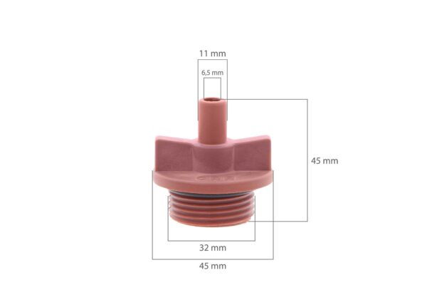 Tapón de ventilación / Tapón de llenado (Eje trasero) Kubota L-, M-, ME-`Types, Bucher Polytrac, - Imagen 2