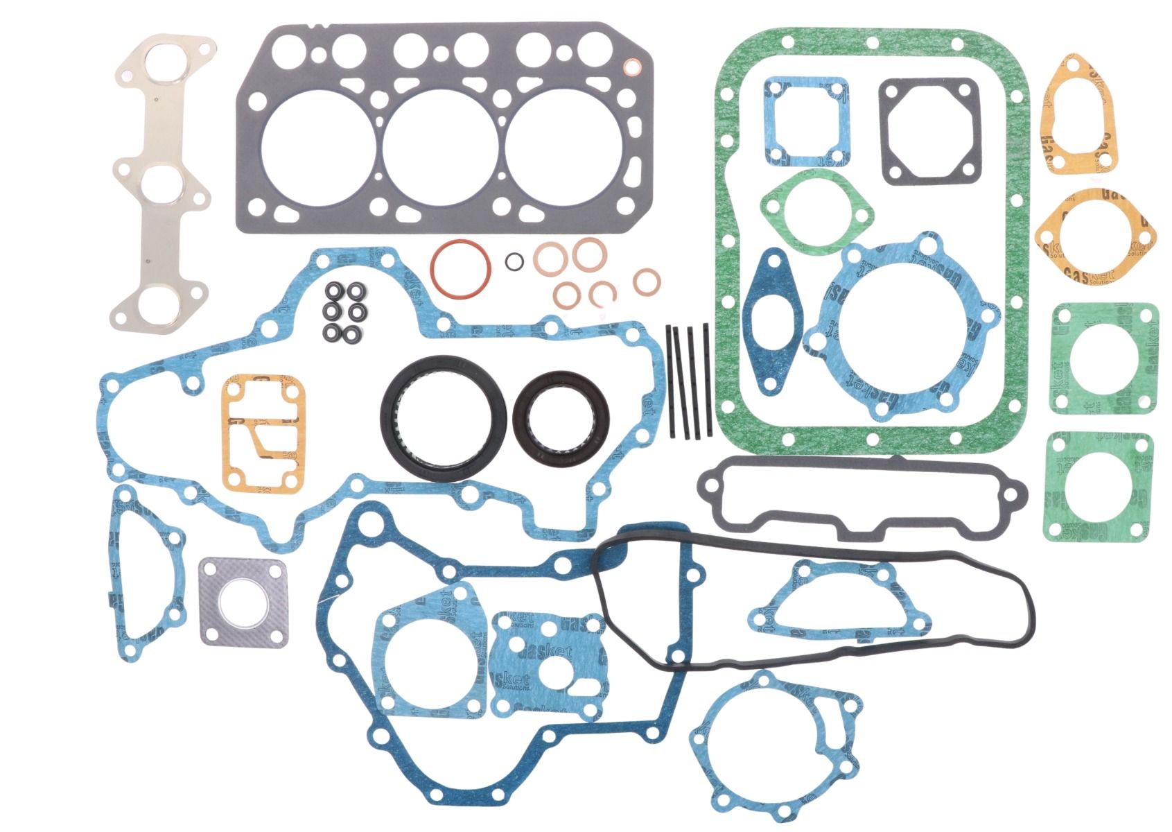 Juego de juntas de culata Mitsubishi K3G MM30, MM30B, MM35, MM35B, MT205, MTX225, MTX245, Cub Cadet, Case IH, Caterpillar, Etc.,