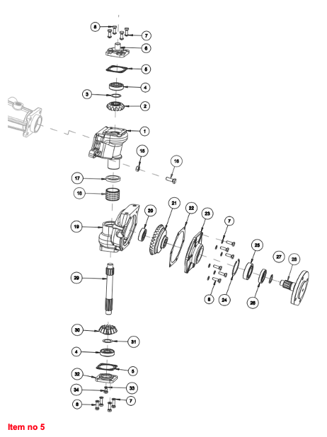 Junta soporte de cojinete 4WD Captain, Startrac, Antonio Carraro,