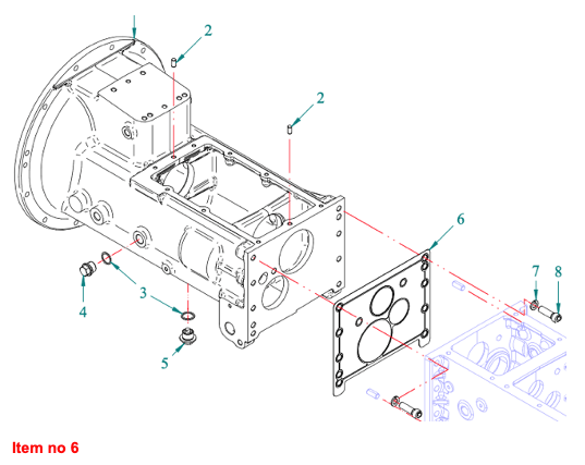 Junta caja de cambios / basculante Captain 273, Startrac 273,