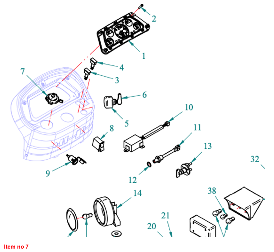 Interruptor combinado Captain 273, Startrac 273,