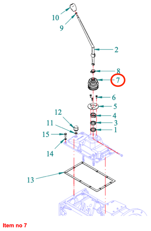 Goma para caja de cambios Captain 273, Startrac 273,