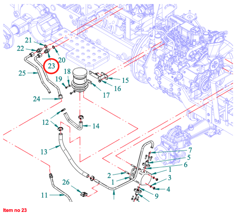 Engrasador M14 X 3/4 UNF engranaje de dirección Captain 273, Startrac 273,