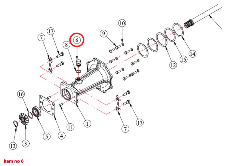 Respiradero Tapón roscado ½” BSP 4WD Captain, Startrac, Agritech, Antonio Carraro, Etc.,