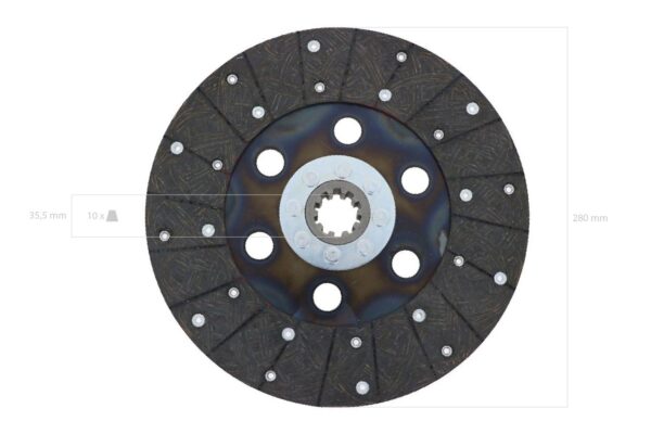 Placa de embrague Ford / New Holland Major, Power Major, Super Major
