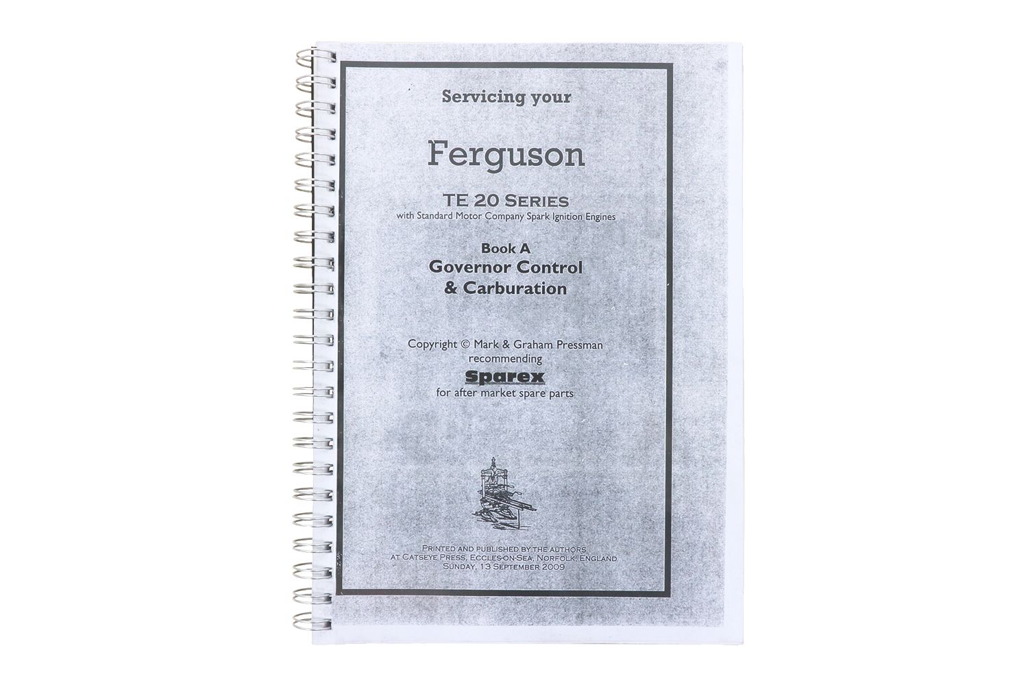 Manual de instrucciones del sistema de combustible Massey Ferguson TE20, TEA20, TED20 (inglés)