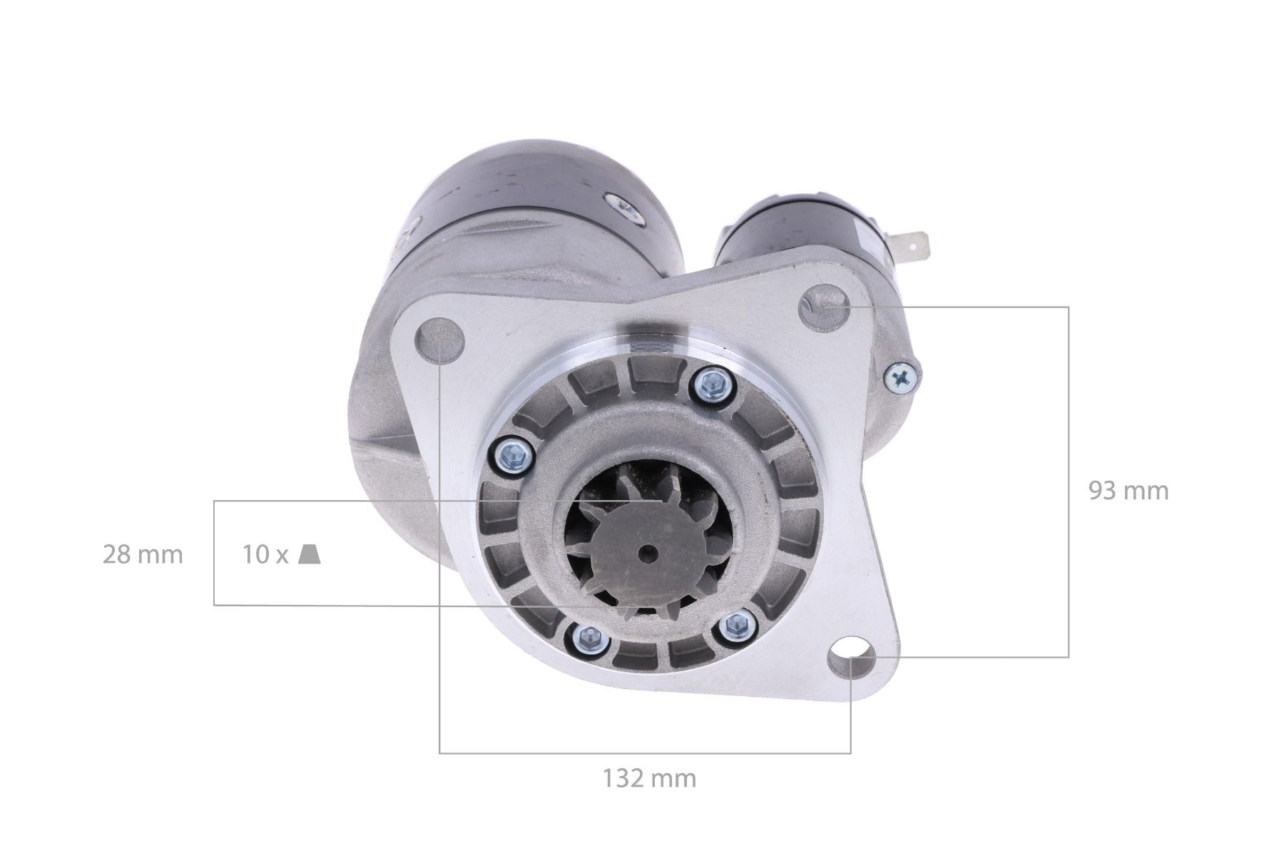 Motor de arranque (Lucas, TVS) - 12V, 2.8 Kw