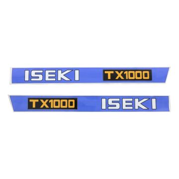 Adhesivos capo conjunto Iseki TX1000