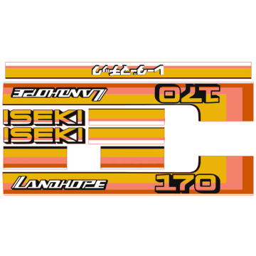 Adhesivos capo conjunto Iseki Landhope TU170