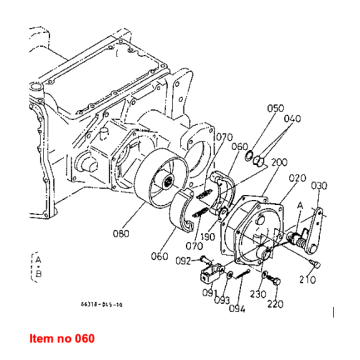 Conjunto Zapata de frenoen Kubota B20, B1600, B2150, B8200, B9200