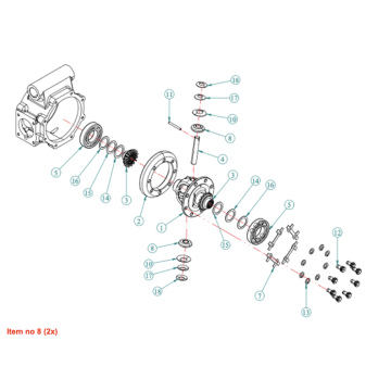 Pinon 10D diferencial 4WD Captain, Startrac, Antonio Carraro, 