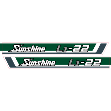Adhesivos capo conjunto Sunshine L1-22