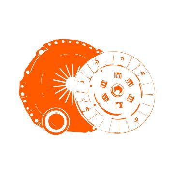 Kit de embrague Hinomoto C142, C144, 172, C174, E1802, E1804, Allis Chalmers 5015, 5215