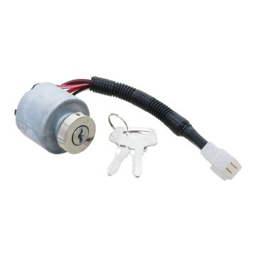 Switch de encendido con Llave de contacto Kubota Aste, B, BX, F, G, GF, GT, KJ, KL, ST, STV, STW, T, TG, ZD, Hinomoto CX, Etc., 