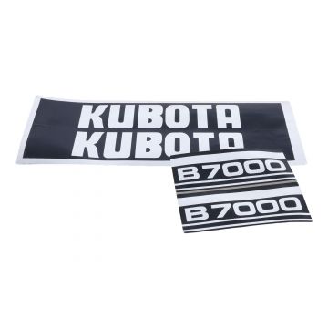 Adhesivos capo conjunto Kubota B7000