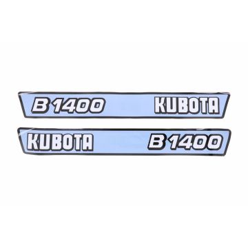 Adhesivos capo conjunto Kubota B1400