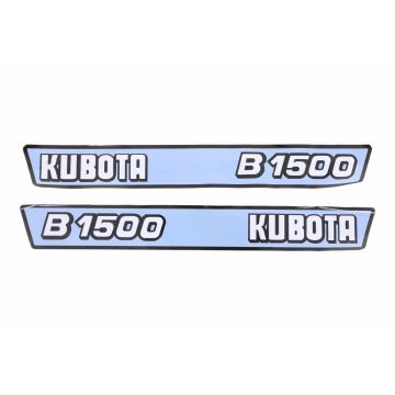 Adhesivos capo conjunto Kubota B1500