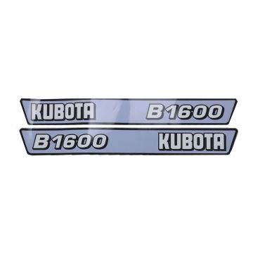 Adhesivos capo conjunto Kubota B1600