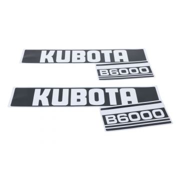 Adhesivos capo conjunto Kubota B6000