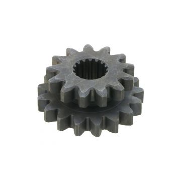 Pinon 13TX17T 16 Splines Engranaje Eje trasero Kubota B1200, B1400