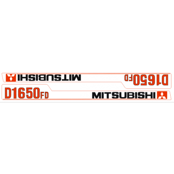 Adhesivos capo conjunto Mitsubishi D1650