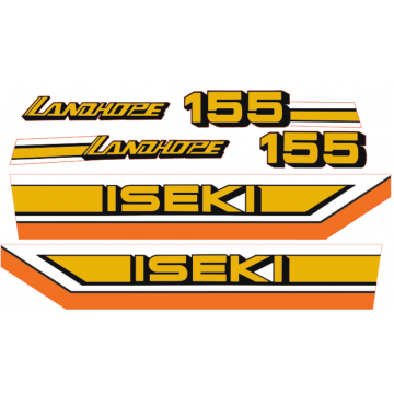 Adhesivos capo conjunto Iseki Landhope TU155