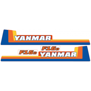 Adhesivos capo conjunto Yanmar F16