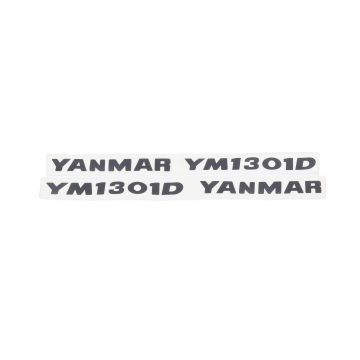 Adhesivos capo conjunto Yanmar YM1301