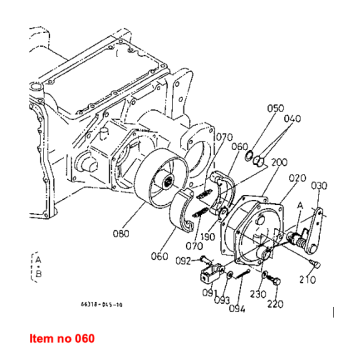 Conjunto Zapata de frenoen Kubota B20, B1600, B2150, B8200, B9200