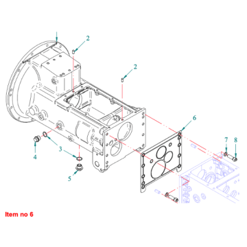 Junta caja de cambios / basculante Captain 273, Startrac 273, 