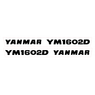 Adhesivos capo conjunto Yanmar YM1602