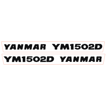 Adhesivos capo conjunto Yanmar YM1502